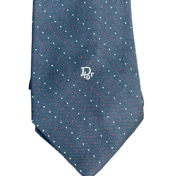 Lot of 2 Men's Vintage Ties Christian Dior and Givenchy Office Business Workwear - Picture 2 of 7